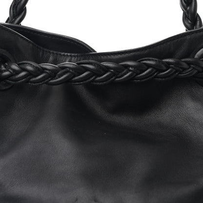 Bottega Veneta Cervo Deerskin Intrecciato Julie Tote Black 7 of 9