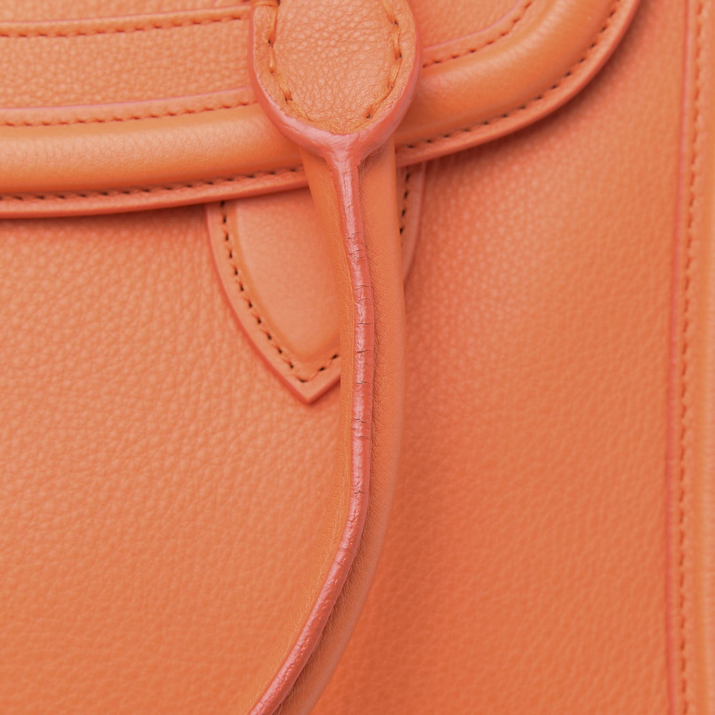 Calfskin Large Heroine Orange