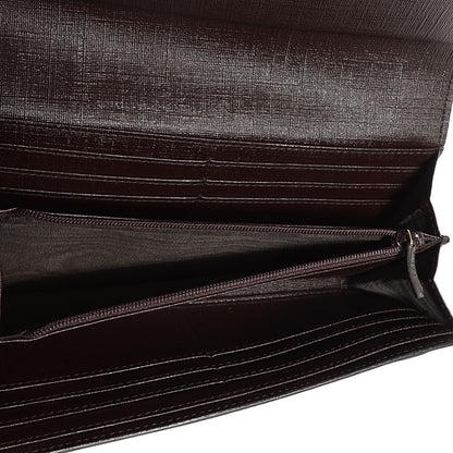 Gucci GG Supreme Monogram Nice Continental Wallet Dark Brown 6 of 8