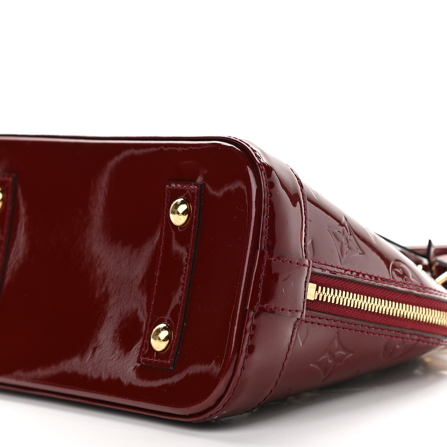 Louis Vuitton Vernis Alma BB Griotte 8 of 8