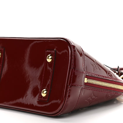 Louis Vuitton Vernis Alma BB Griotte 8 of 8