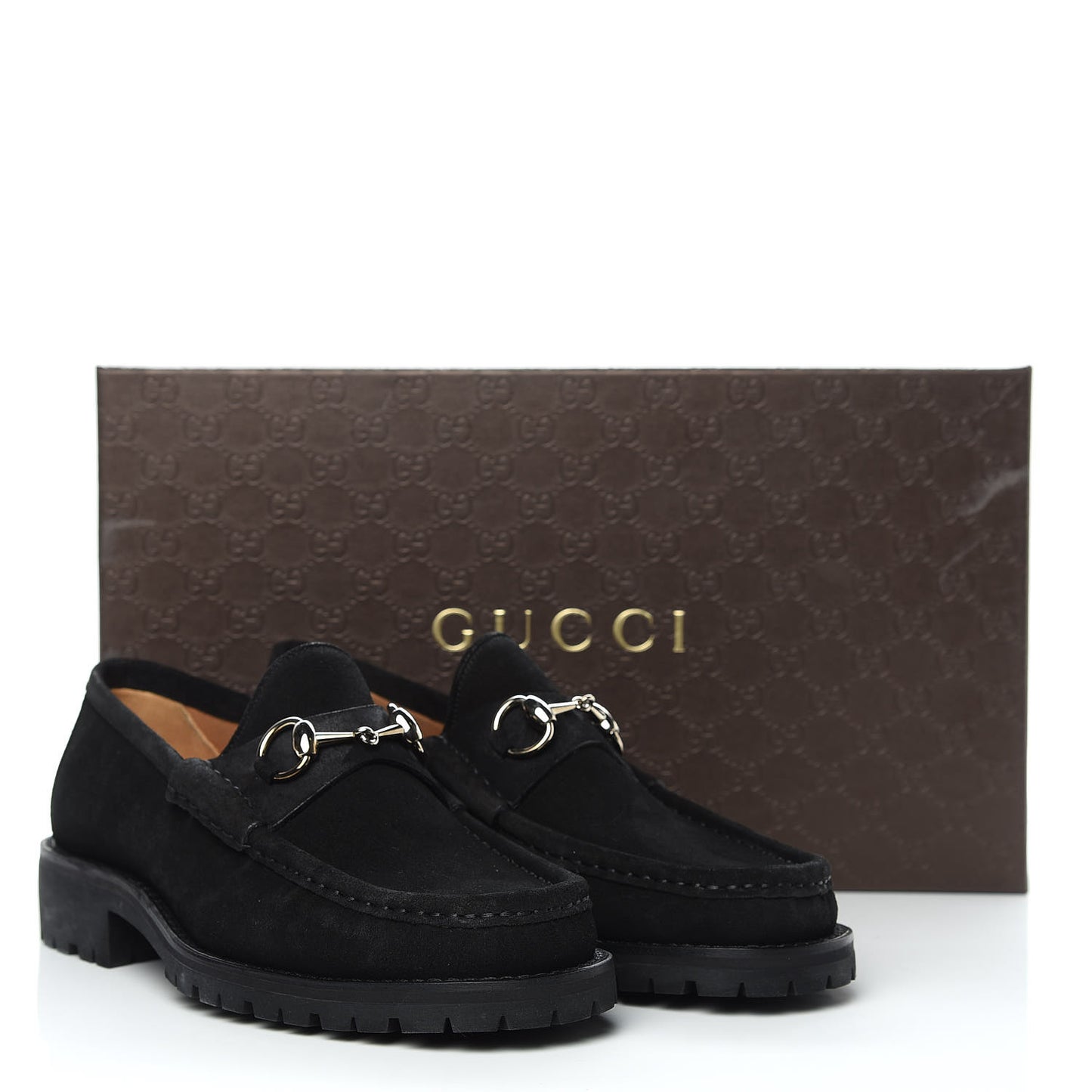 Suede Mens Horsebit Loafers 8 Black