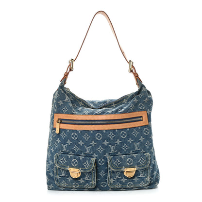 Louis Vuitton Denim Baggy GM Blue 1 of 9