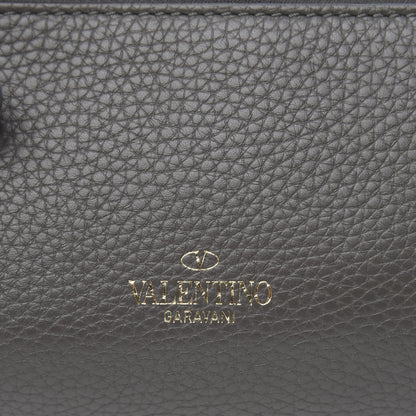 Valentino Garavani Grained Calfskin Rockstud Belt Bag 95 Graphite 6 of 9