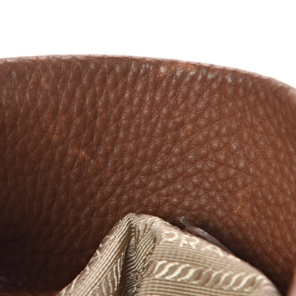Prada Jacquard Logo Hobo Corda Cuoio 10 of 17