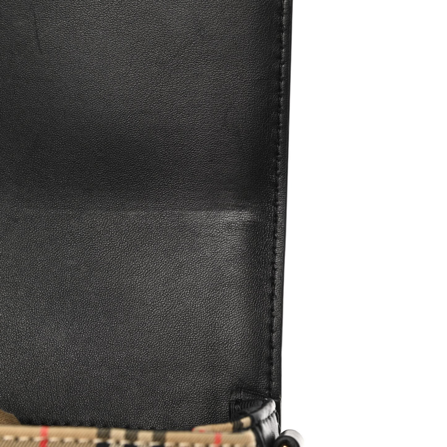 Smooth Calfskin 1983 Knight Check Link Shoulder Bag Black