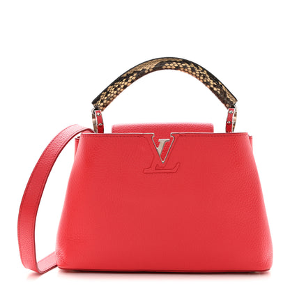 Louis Vuitton Taurillon Snakeskin Capucines BB Rubis 1 of 9