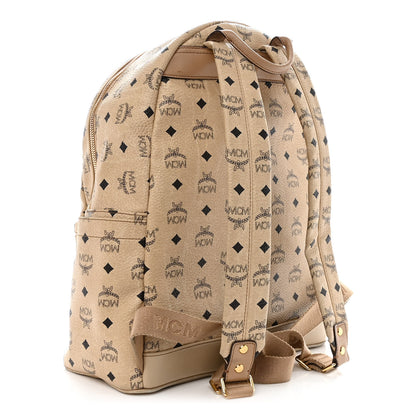 MCM Visetos Medium Sprinkle Stud Stark Backpack Beige 3 of 17