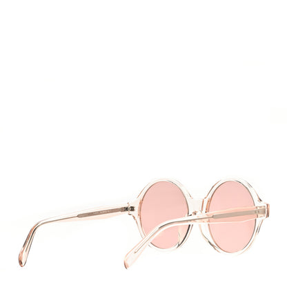 Celine Round Sunglasses CL 40051/I Transparent Light Pink 4 of 6