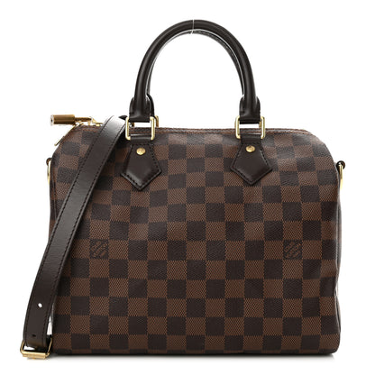 Louis Vuitton Damier Ebene Speedy Bandouliere 25 1 of 12