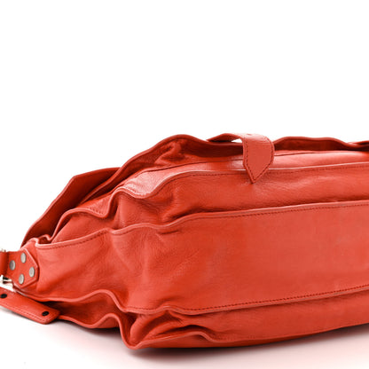 Proenza Schouler Lambskin PS1 Large Satchel Orange Pepper 9 of 10