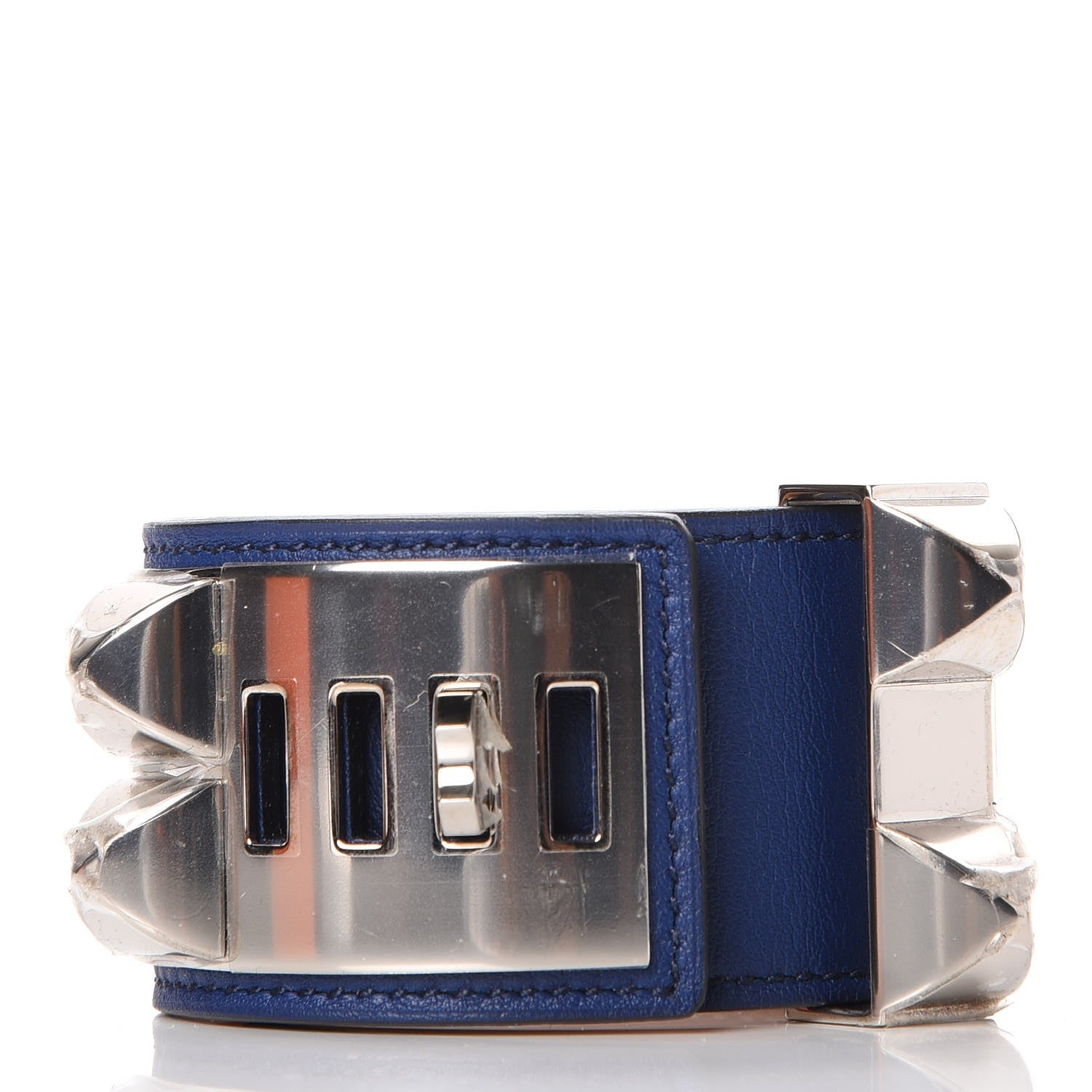 Hermes Swift Collier de Chien CDC Bracelet S Bleu Saphir 9 of 13