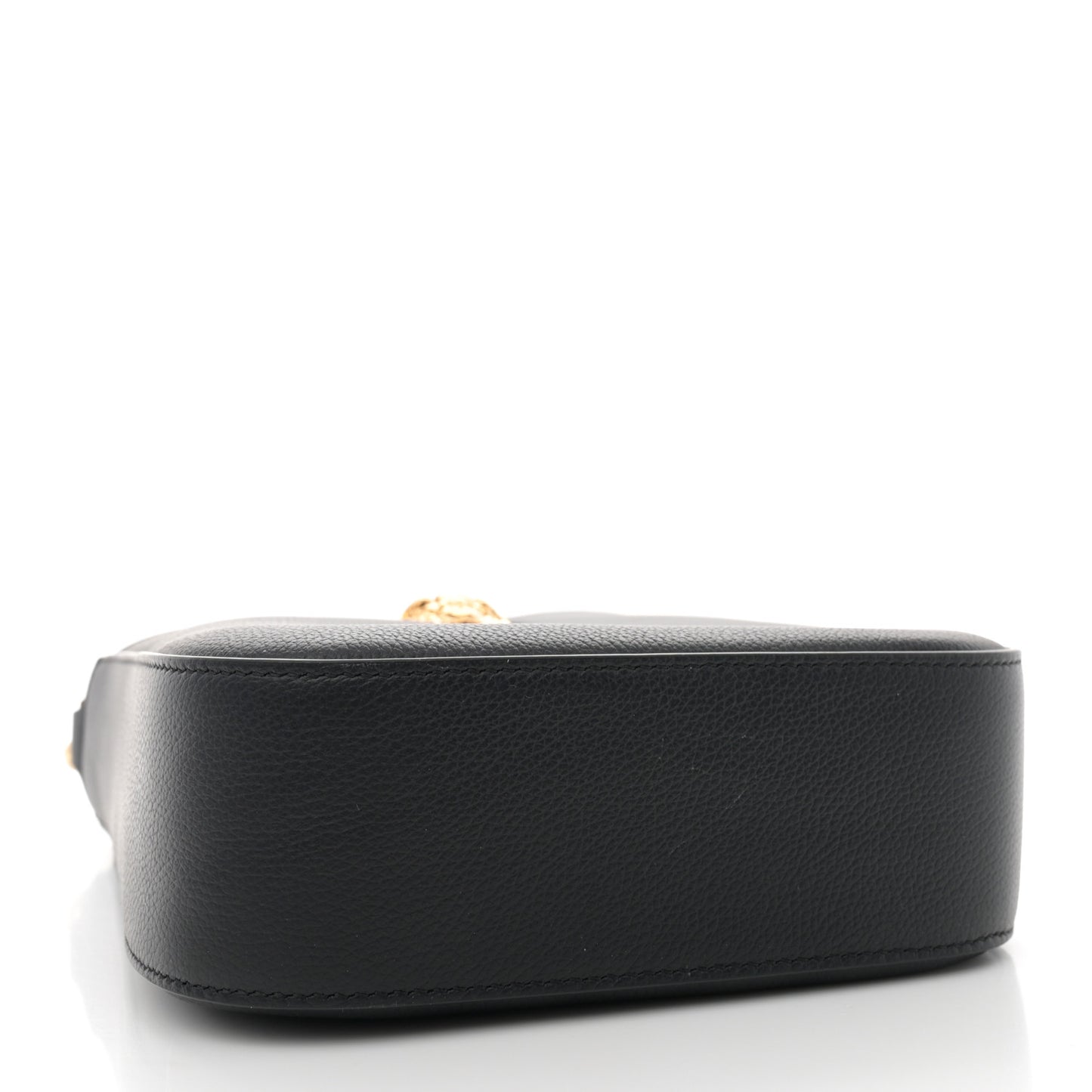 Calfskin La Medusa Top Handle Hobo Black