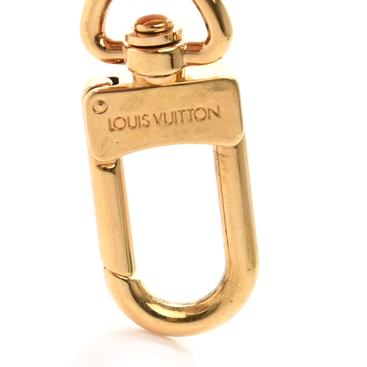 Louis Vuitton Strass Vivienne Winter Bag Charm Key Holder Gold 3 of 5
