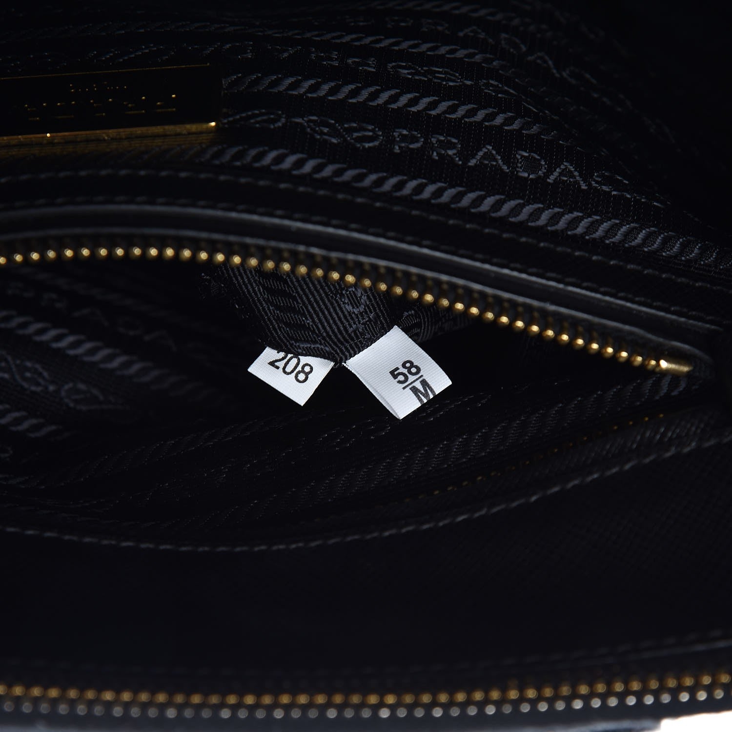 Prada Saffiano Small Galleria Double Zip Tote Black 7 of 9