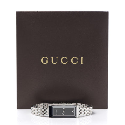 Gucci Stainless Steel Diamond 14mm G-Frame Quartz Watch Black 6 of 6