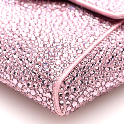 Versace Crystal La Medusa Envelope Clutch Pink 9 of 9