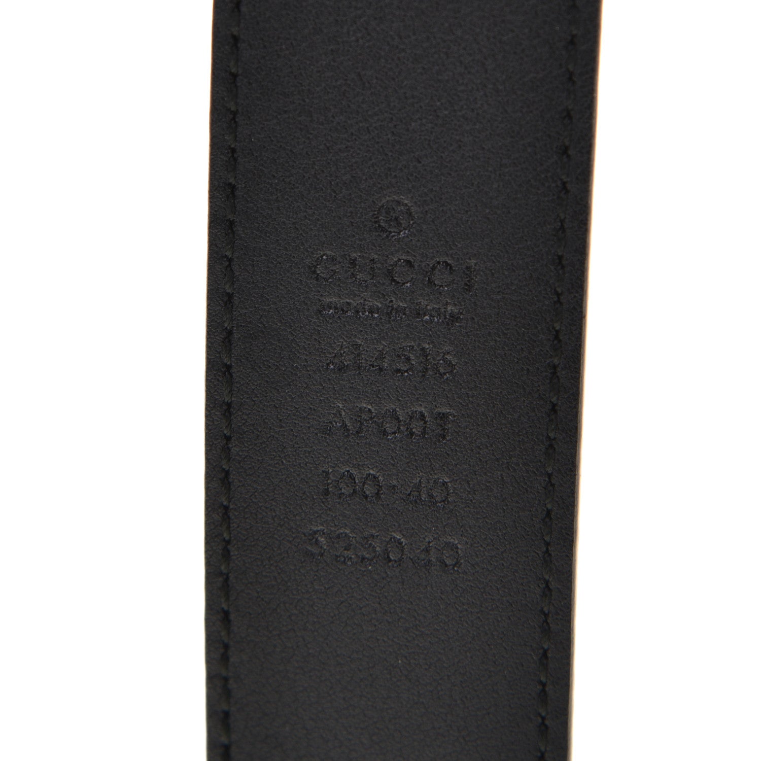 Gucci Calfskin Double G 30mm Belt 100 40 Black 9 of 11