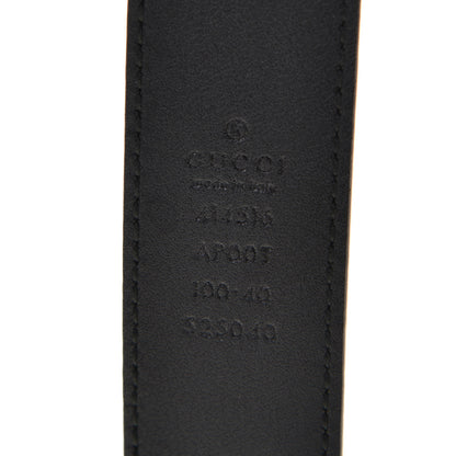 Gucci Calfskin Double G 30mm Belt 100 40 Black 9 of 11