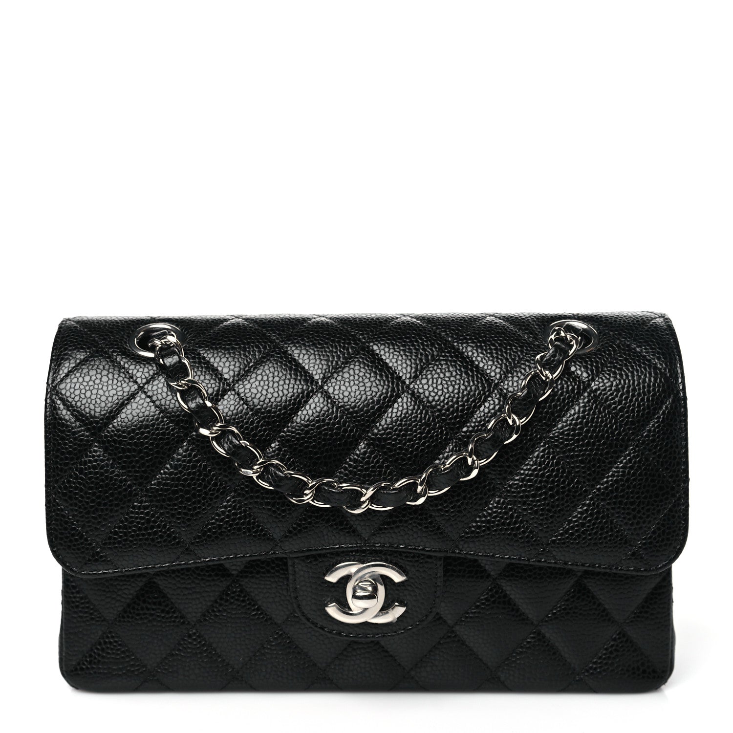 Chanel Caviar Quilted Small Double Flap Black 1 of 11