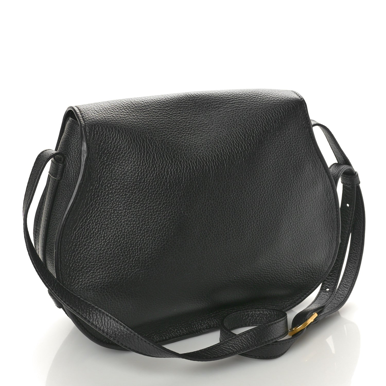 Chloe Calfskin Medium Marcie Round Crossbody Bag Black 3 of 11