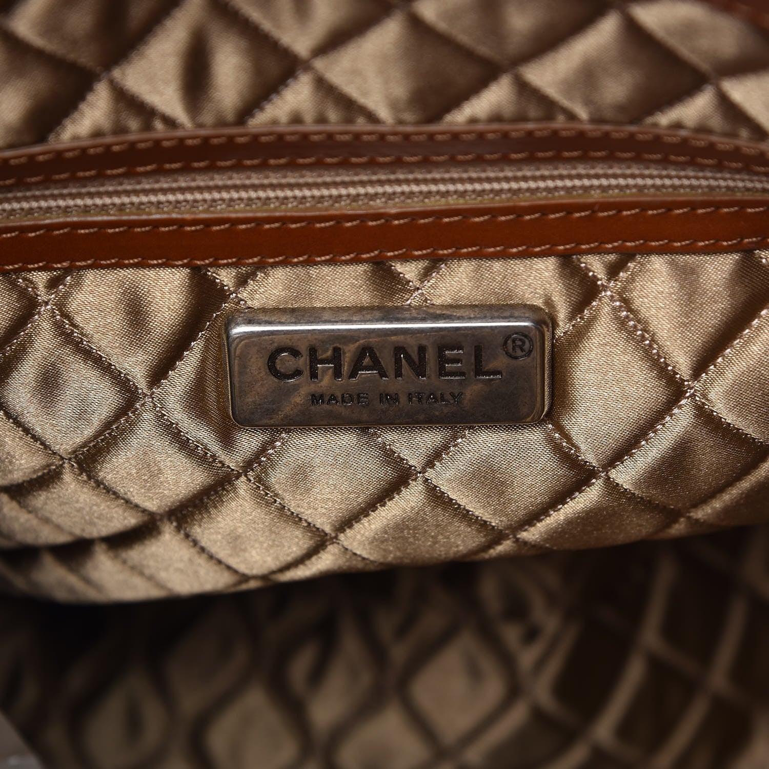 Chanel Smooth Calfskin Country Ride Tote Camel Beige 7 of 9