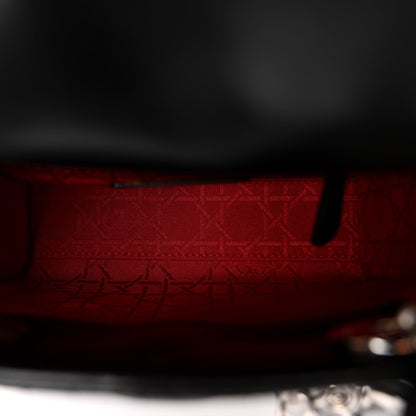 Christian Dior Lambskin Cannage Mini Lady Dior Black 6 of 10