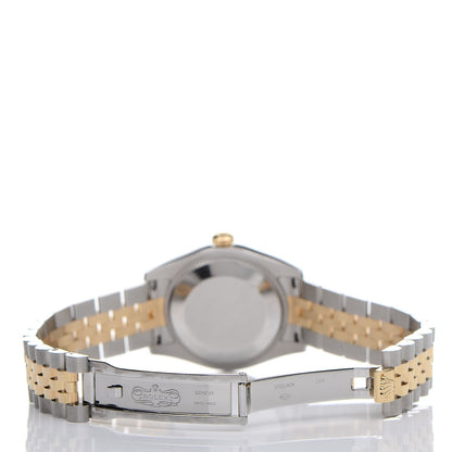 Rolex Stainless Steel 18K Yellow Gold Diamond 31mm Oyster Perpetual Datejust Watch Champagne 178273 6 of 10