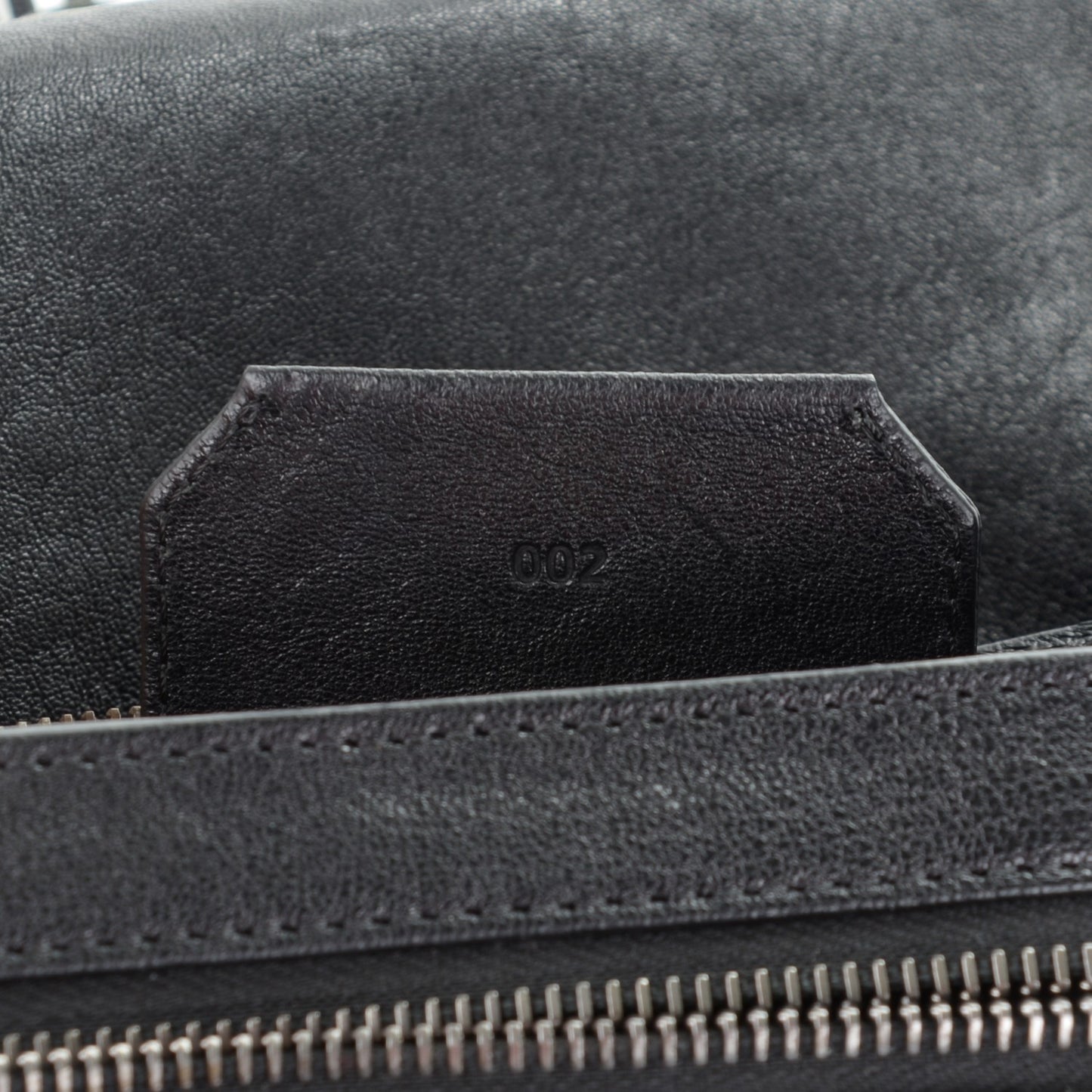 Lambskin Fringe Medium PS1 Satchel Black