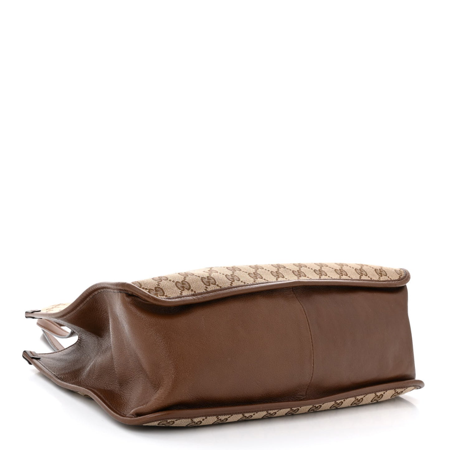 Monogram Horsebit 1955 Tote Bag Beige Brown Sugar