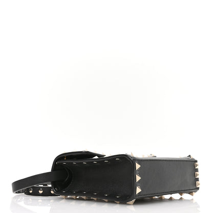 Valentino Garavani Vitello Rockstud Flap Crossbody Bag Black 4 of 10
