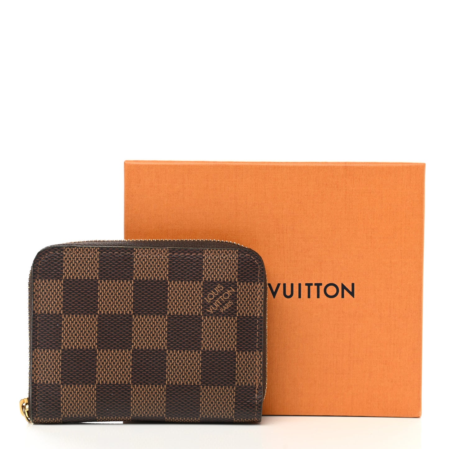 Damier Ebene Zippy Coin Purse