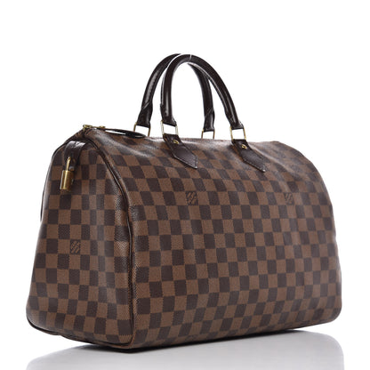 Louis Vuitton Damier Ebene Speedy 35 3 of 12