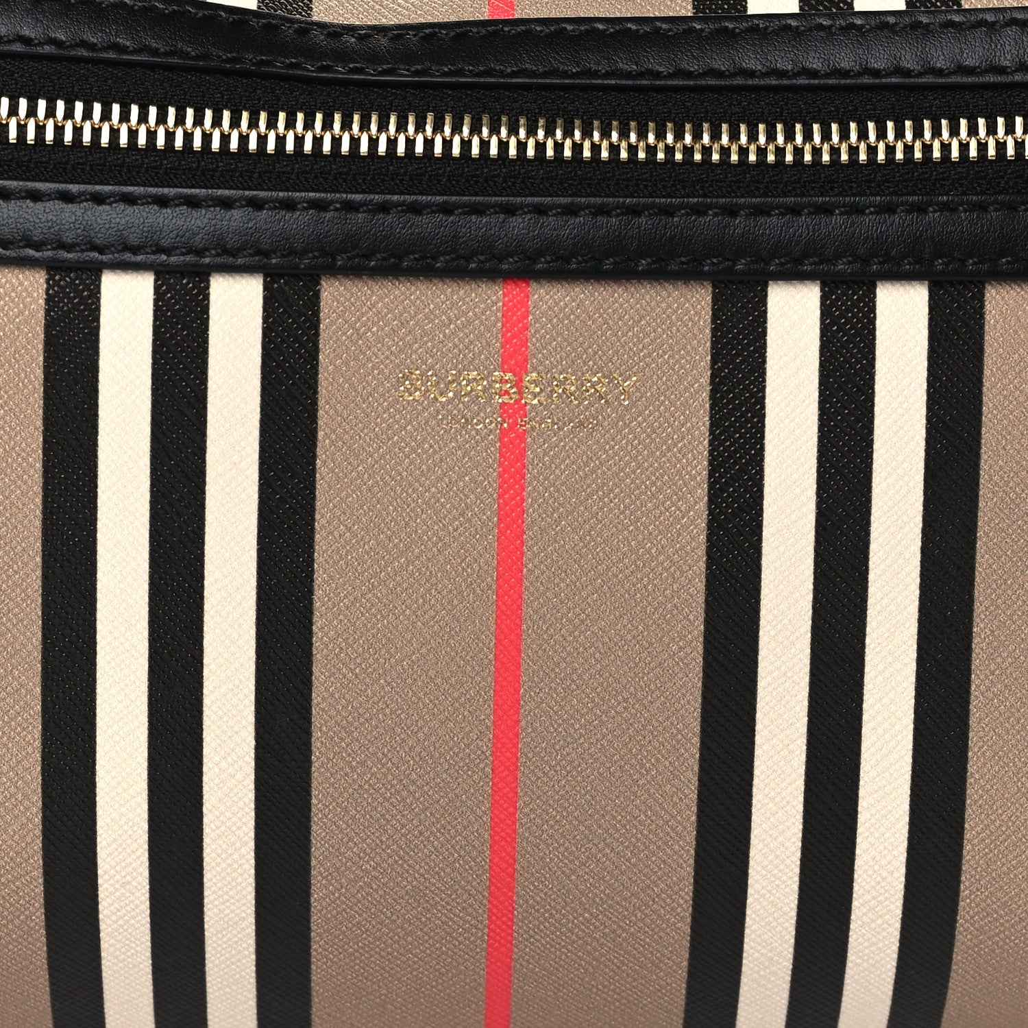 Burberry E-Canvas Icon Stripe Sonny Bum Bag Archive Beige 7 of 9