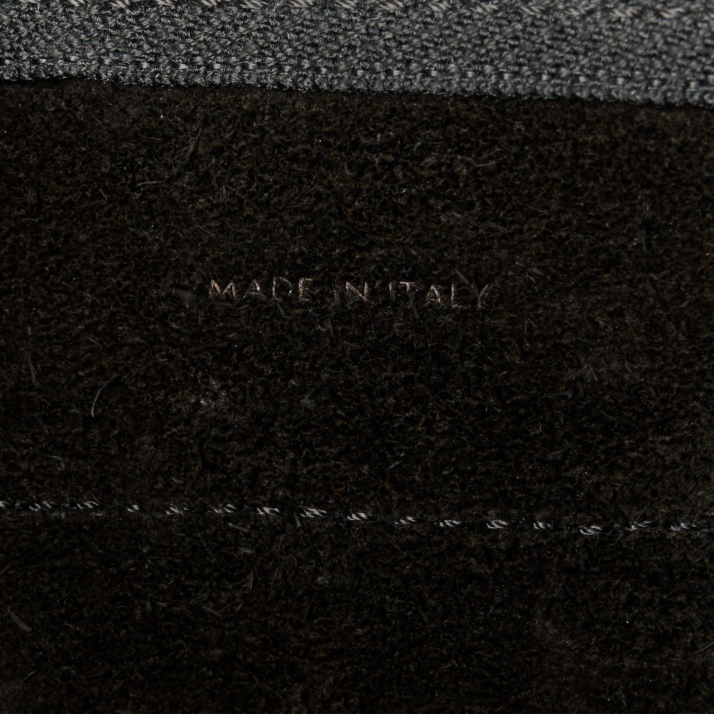 Grained Calfskin Nano Belt Bag Black