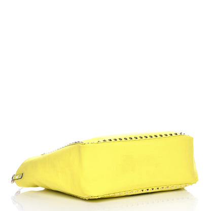 Valentino Garavani Canvas Large Rockstud Reversible Tote Pink Yellow 10 of 19