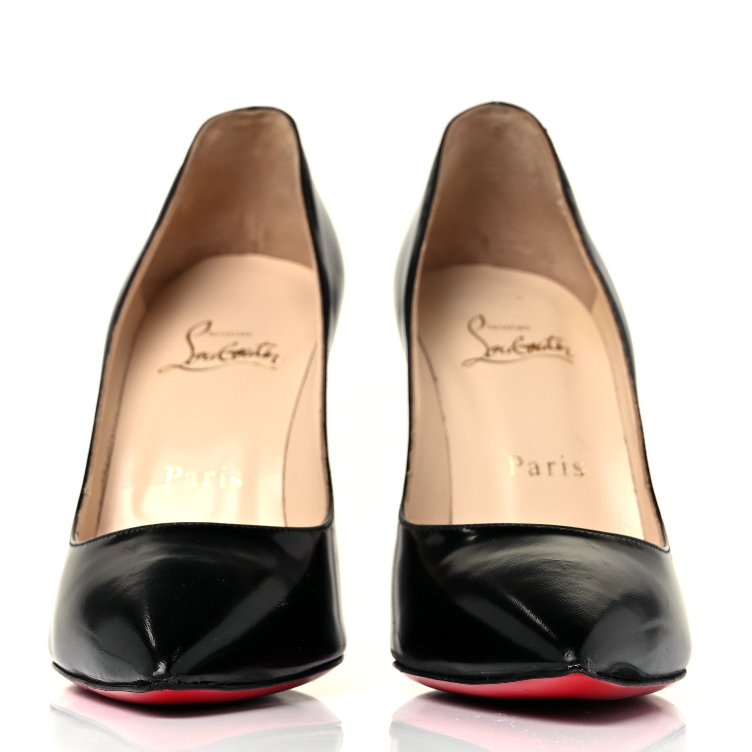 Christian Louboutin Shiny Nappa Pigalle Follies 100 Pumps 37 Black 2 of 7