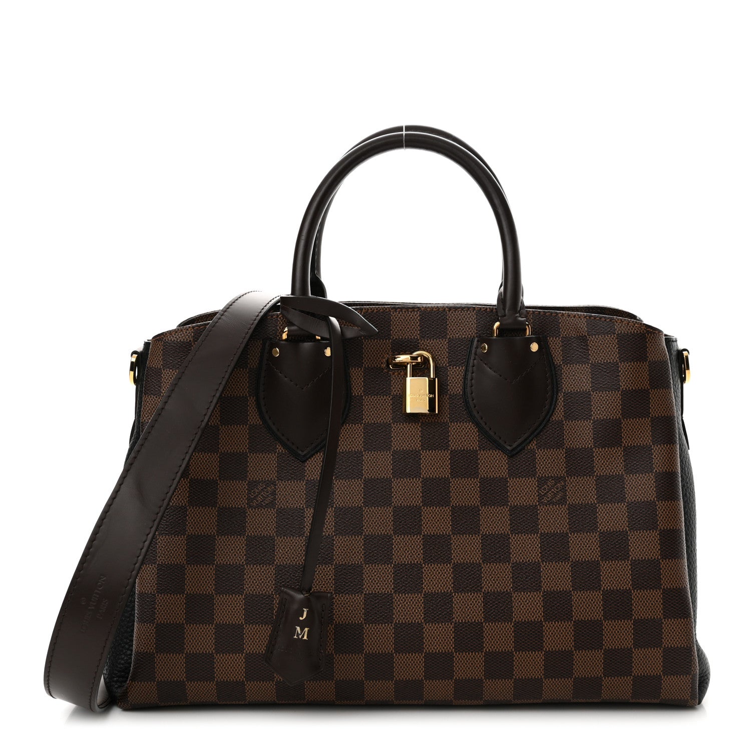 Louis Vuitton Cuir Taurillon Damier Ebene Normandy Black 1 of 13