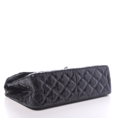 Chanel Metallic Calfskin Striped 2.55 Reissue 227 Flap Black 4 of 11