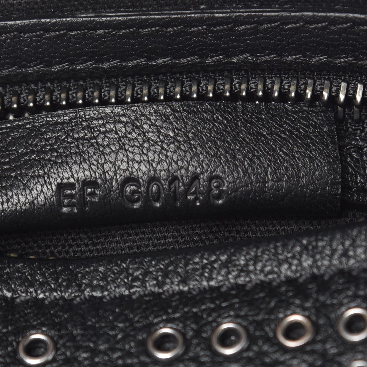 Sugar Goatskin Embellished Small Pandora Black