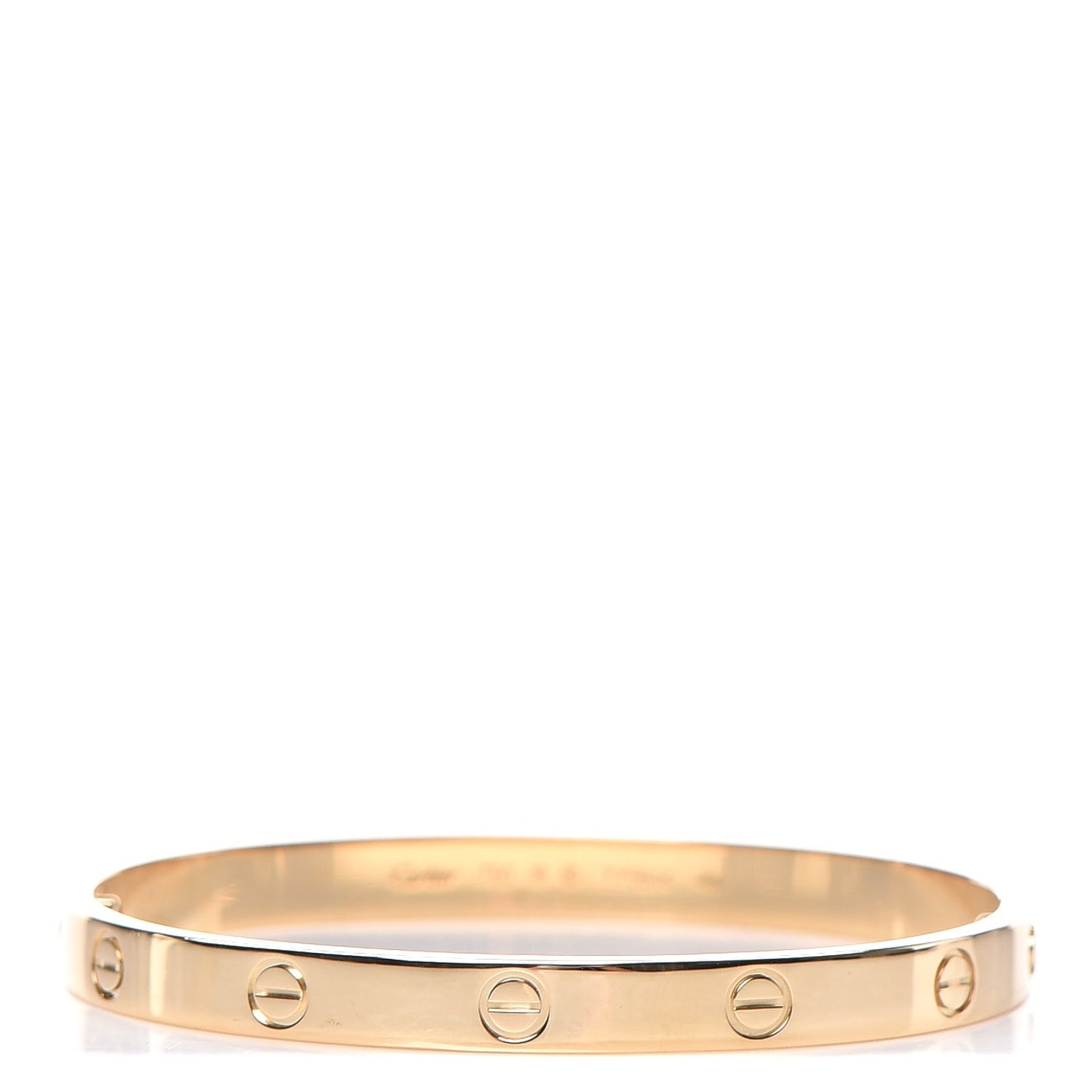 Nanogram Hoop Earrings Gold