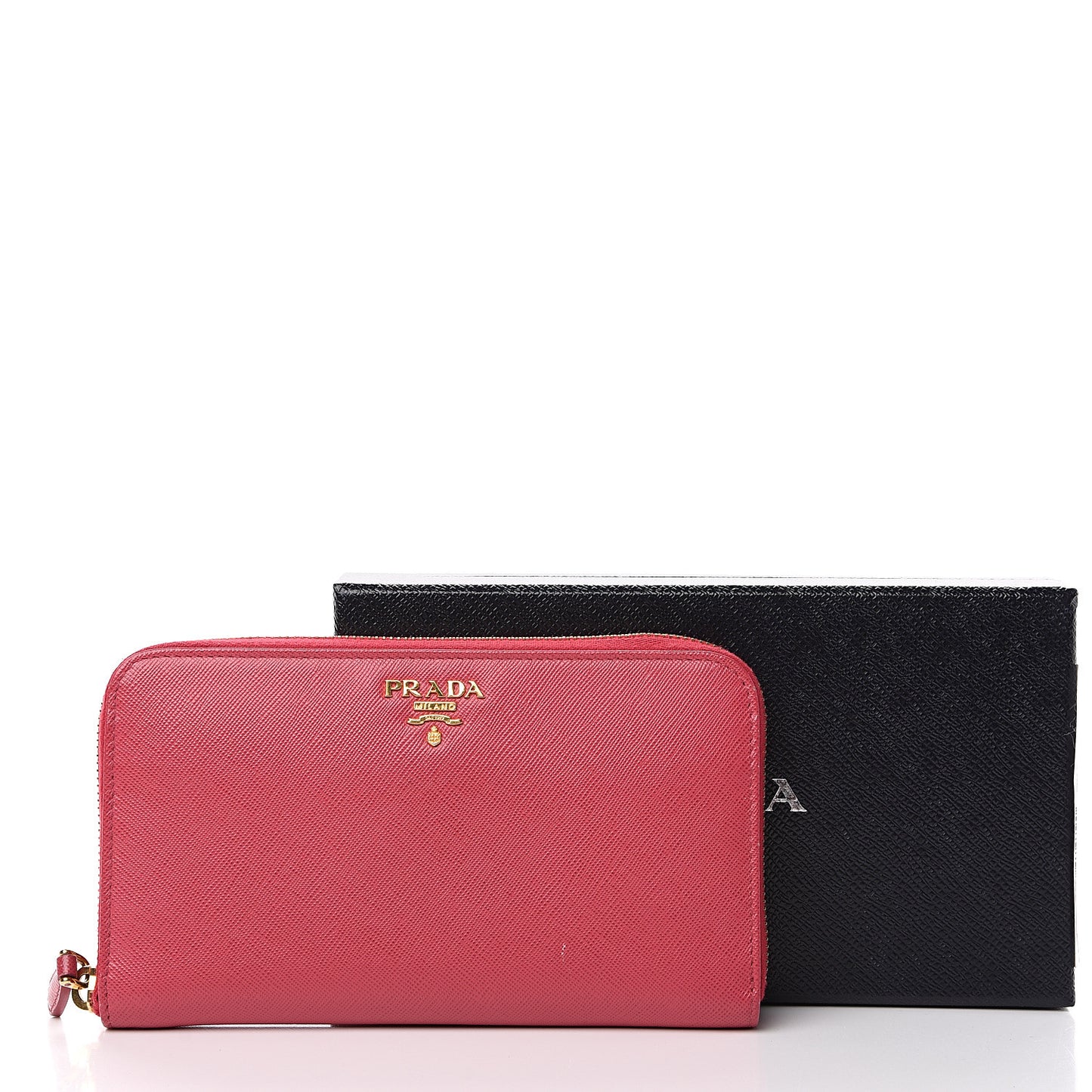 Saffiano Zip Around Wallet Peonia