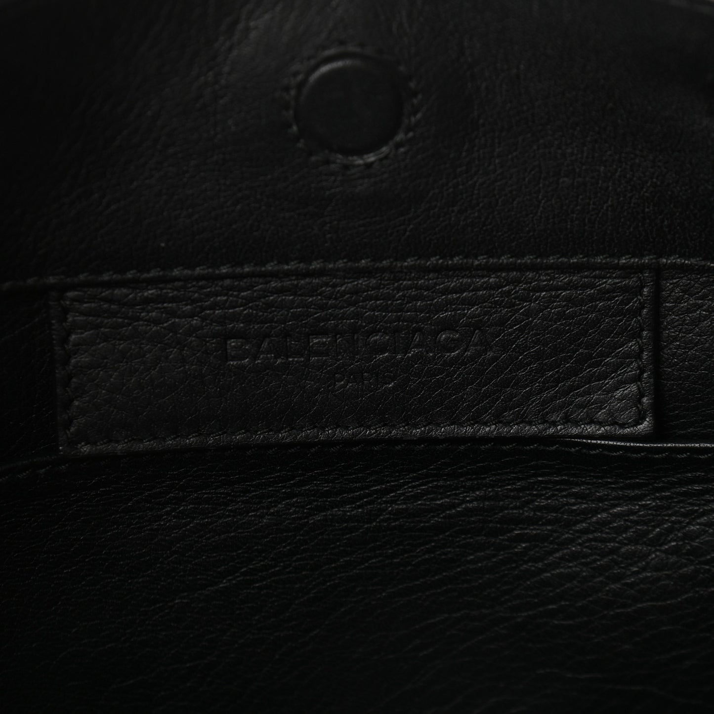 Calfskin Papier Mini A4 Tote Black