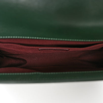 Chanel Calfskin Woven Medium Boy Flap Green White 5 of 10