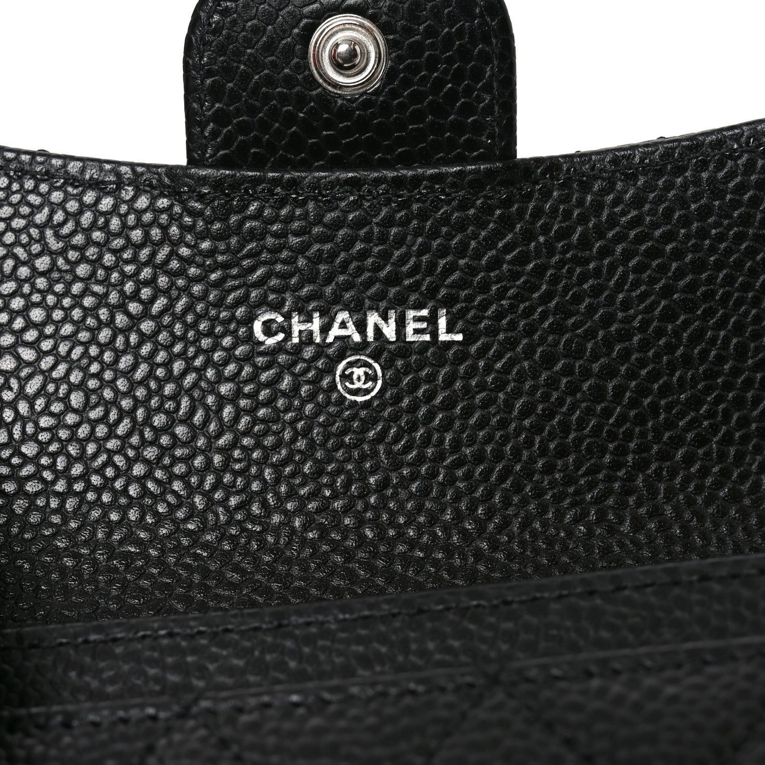 Chanel Caviar Quilted Flap Card Holder Black 6 of 9