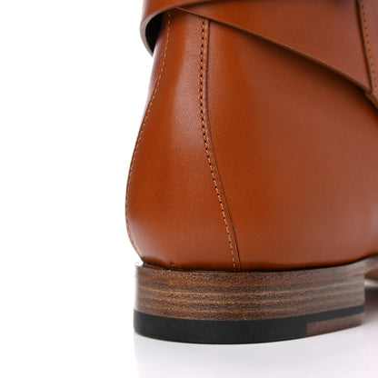Hermes Calfskin Neo Low Boots 38.5 Natural 16 of 17
