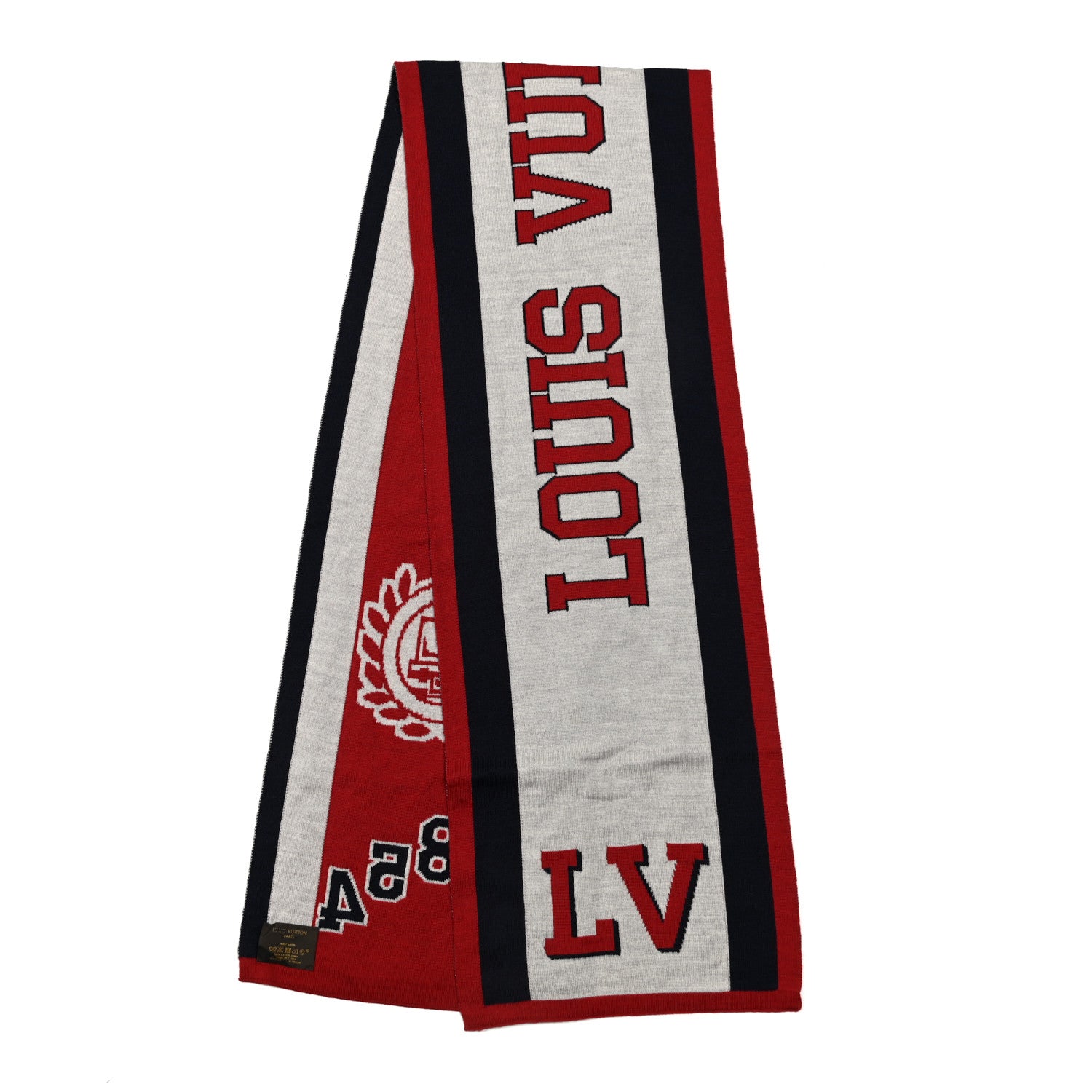 Louis Vuitton Wool LV League Bonnet Scarf Rouge 3 of 4