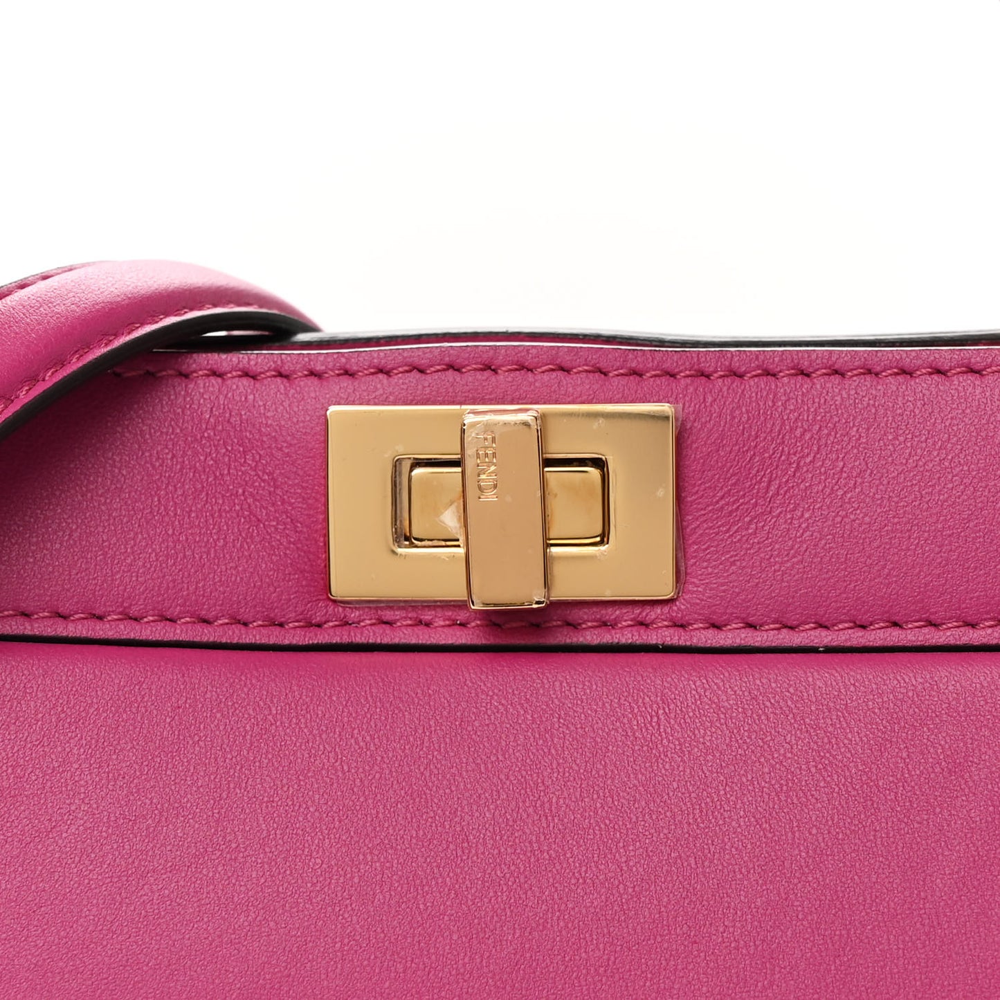 Shiny Nappa Petite Peekaboo I SEE U Satchel Ciclamino Pilar