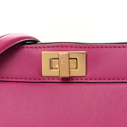 Fendi Shiny Nappa Petite Peekaboo I SEE U Satchel Ciclamino Pilar 9 of 11