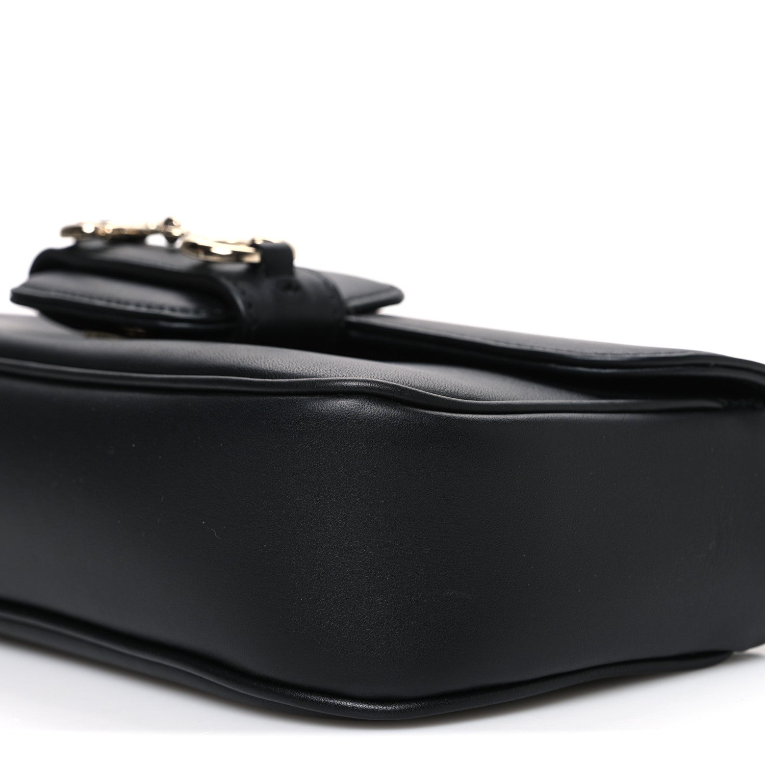 Gucci Calfskin Horsebit 1955 Small Soft Top Handle Shoulder Bag Black 10 of 10